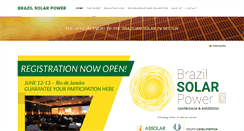 Desktop Screenshot of brazilsolarpower.com