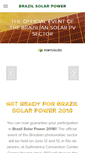 Mobile Screenshot of brazilsolarpower.com